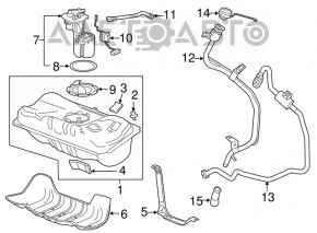 Fuel pump Chevrolet Volt 16-