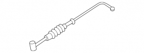 Rear hood release cable Mercedes W164 ML