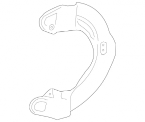Front right brake disc cover for Mercedes A-class V177 19-22