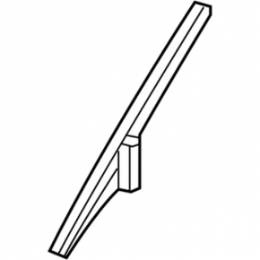 Windshield pillar trim bracket left Ford Explorer 16-19
