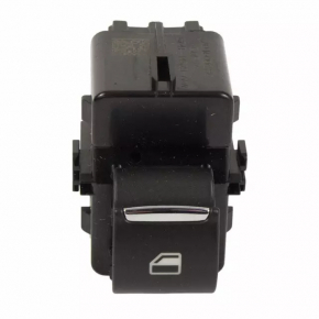 Front right window lift control Ford Edge 16- black with chrome