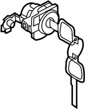 Key Nissan Murano z50 03-08 without cylinder