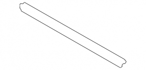 Rear right inner glass seal Mazda CX-5 17-