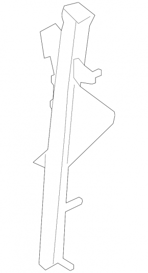Glass guide front right Ford Transit Connect MK2 13-