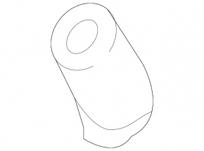 Jaguar XE 17-19 rear bumper tow hook cap