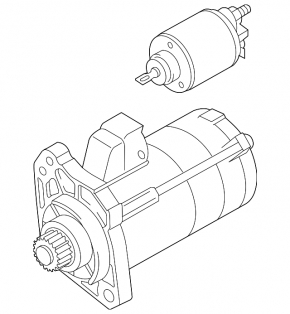 Starter for Audi A7 12-18 with Start/Stop 3.0 4.0 TFSI