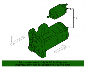 Starter Audi A6 C7 12-15 3.0T Denso