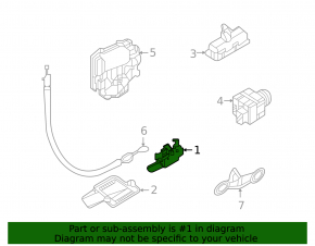 Tailgate lock Volkswagen ID.4 21-23 OEM