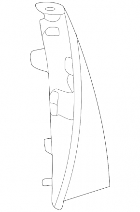 Outer wing light trim left Volkswagen ID.4 21-23