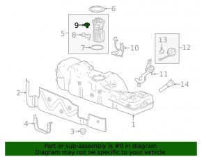 Fuel Pressure Sensor Chevrolet Equinox 10-17 2.4