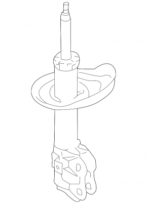 Shock absorber strut assembly front right Subaru XV Crosstrek 13-17
