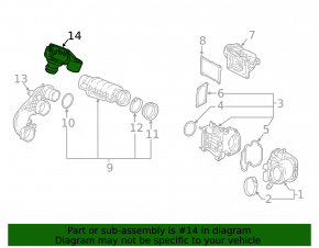 Boost Pressure Sensor Volvo XC90 16-22 on Compressor
