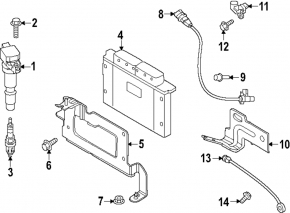 Hyundai Santa Fe 24-26 HEV Engine Computer ECU