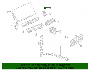 Audi Q8 19-25 Multimedia Volume Control Panel (2 parts)