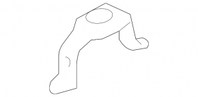 Left front wing apron outer panel bracket for Lexus IS 14-20