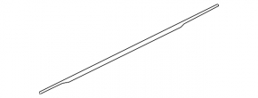 Door-glass molding, central rear right, Mitsubishi Outlander 2007-2013