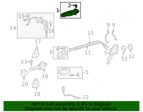 Lexus IS200 IS300 99-05 Outer Front Left Door Handle