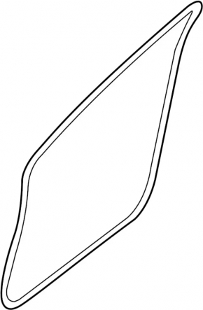 Door seal front left Infiniti JX35 QX60 13-16 black