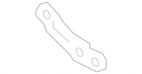 Left tailgate shock absorber bracket for Audi Q3 83A 19-22 on the body