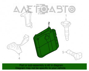 Block ECU engine computer Toyota Rav4 2.4 06-09