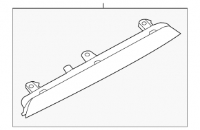 Brake light Audi Q5 8R 09-17