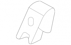 Isofix rear seat plug for Audi A4 B8 13-16 black