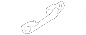 Subaru B9 Tribeca gray rear right ceiling handle