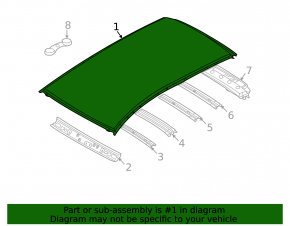 Metal roof for Mazda CX-7 06-12