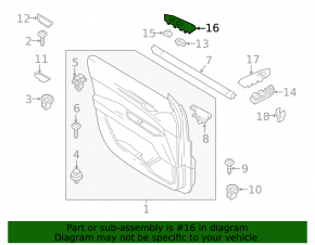 Front right window lift control trim Mazda CX-5 17- black gloss, scratches