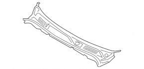 Plastic windshield wiper grille for Lincoln Corsair 20-26
