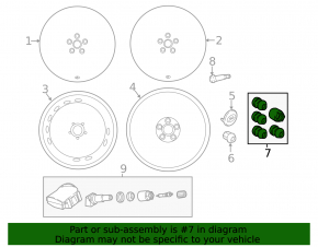 Wheel nut lock kit for Land Rover Range Rover Velar 18-23
