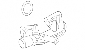 Cooling system tee Lexus RX350 16-22