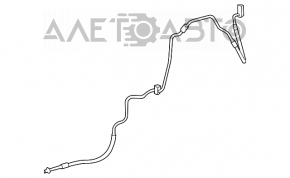 Long air conditioning hose for the compressor and heater for a Mercedes W211 E550