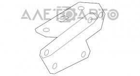 Bonnet hinge right Mercedes W164 ML