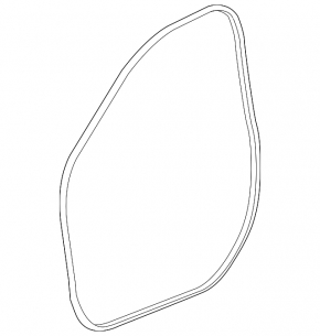 Door seal front right Chevrolet Malibu 13-15