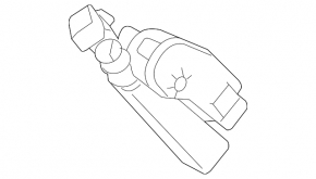 Right headlight washer nozzle for Volvo S60 16-18