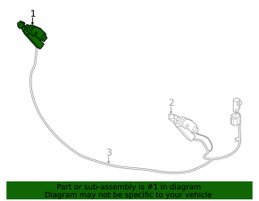Right headlight washer nozzle for Volvo S60 16-18