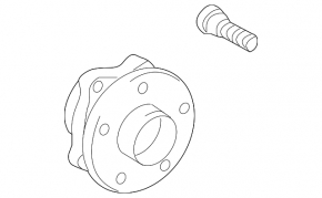 Front left hub for Toyota Prius 23-26