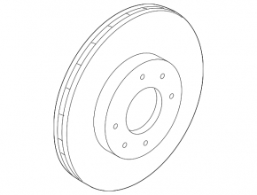 Mitsubishi Eclipse Cross 18-26 295/26mm Front Right Brake Disc