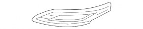 Right rear bumper lip trim Audi Q8 19-23 structure