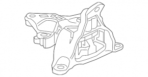 Left engine mount for Honda Civic X FC 16-21 1.5T