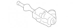 Front left lock cylinder BMW 4 F32/33/36 14-20 type 2