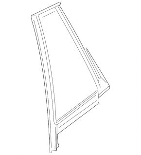 Door glass triangle rear left BMW X3 G01 18-21