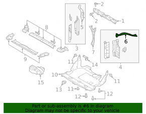 TV eyelash left Subaru Outback 20-