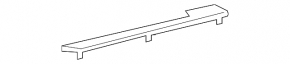 Black front panel trim for the Lexus RX350 RX450h 20-22 monitor