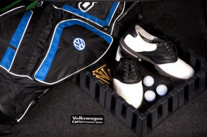 Trunk mat VW Passat b8 16-19 USA cloth black, dry cleanable