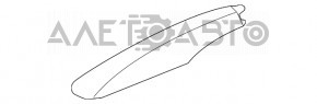 Front right roof rail cap for Lexus RX300 RX330 RX350 RX400h 04-09