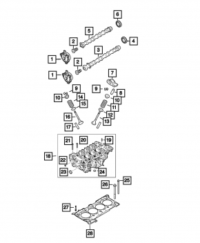Cylinder head assembly for Jeep Compass 23-25 2.0T