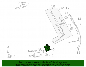 Electric tailgate lock for Toyota Rav4 16-18