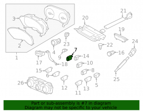 Subaru Forester 25-26 foot-operated trunk opening sensor switch